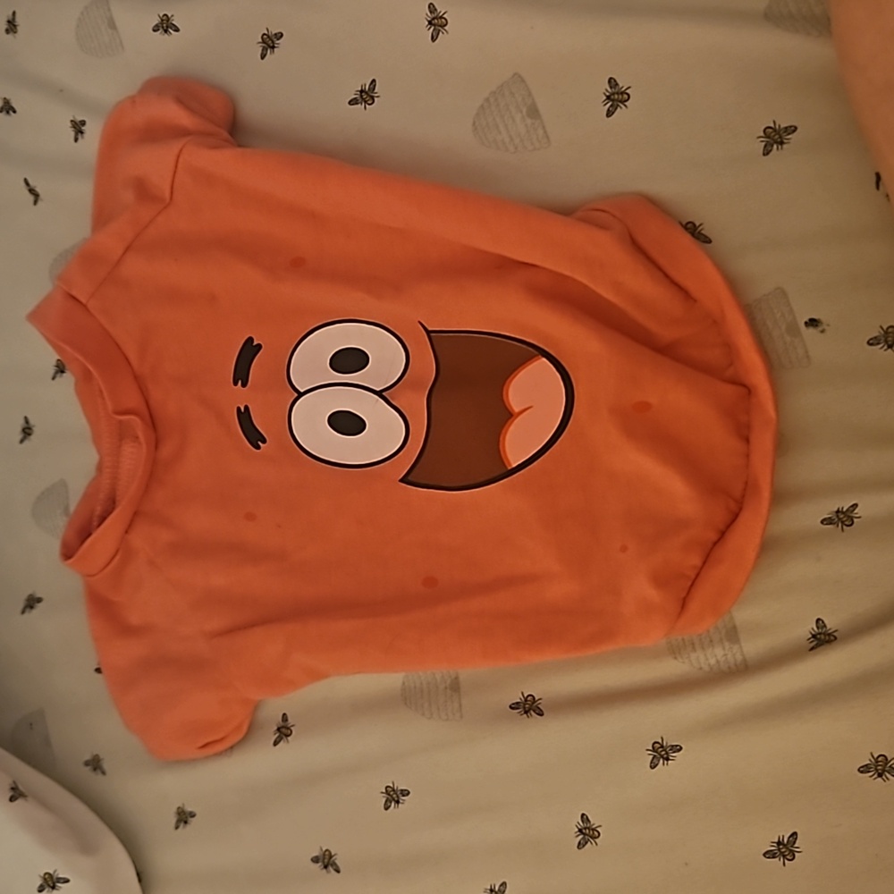 Patrick Star graphics pet tee shirt small